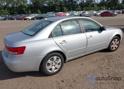 2008 Hyundai Sonata Gls z USA, uszkodzony, nr VIN 5NPET46C78H369233